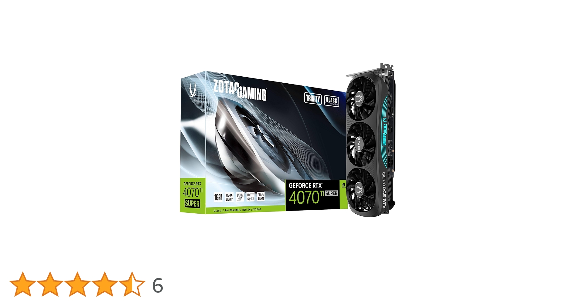 Amazon | ZOTAC GAMING GeForce RTX 4070 Ti SUPER TRINITY